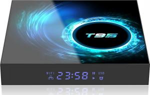 Odtwarzacz multimedialny Aludra T95 + klawiatura bluetooth i8 2