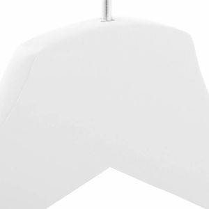 Springos Wieszaki na ubrania drewniane zestaw 3 szt. białe UNIWERSALNY 4