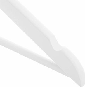 Springos Wieszaki na ubrania drewniane zestaw 3 szt. białe UNIWERSALNY 5