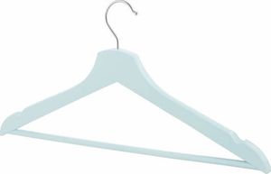 Springos Wieszaki na ubrania drewniane zestaw 3 szt. niebieskie UNIWERSALNY 3