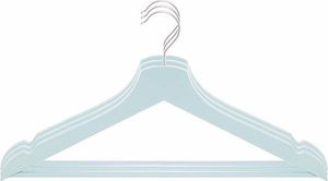 Springos Wieszaki na ubrania drewniane zestaw 3 szt. niebieskie UNIWERSALNY 10