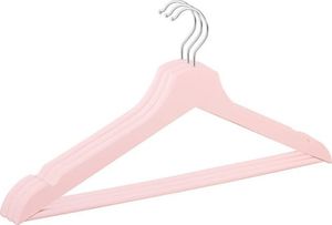 Springos Wieszaki na ubrania drewniane zestaw 3 szt. różowe UNIWERSALNY 3