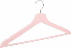 Springos Wieszaki na ubrania drewniane zestaw 3 szt. różowe UNIWERSALNY 10