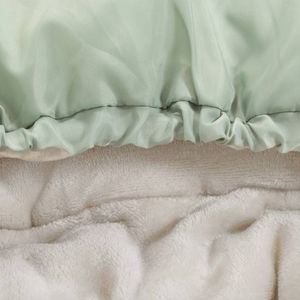 Springos Śpiworek do wózka 4w1, śpiwór z futerkiem do sanek, gondoli 90 cm zielony UNIWERSALNY 9