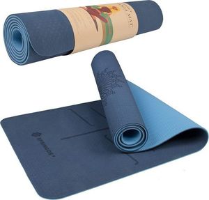 Springos Mata treningowa YG0012 183 cm x 61 cm x 0.6 cm niebieska 2