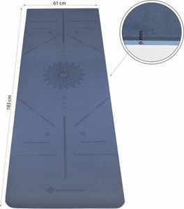 Springos Mata treningowa YG0012 183 cm x 61 cm x 0.6 cm niebieska 9