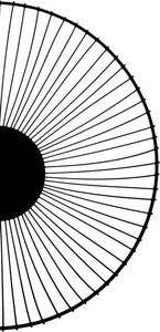 Springos Kosz na owoce, koszyk metalowy 25x15 cm czarny UNIWERSALNY 5