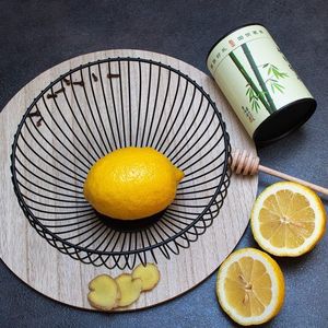 Springos Kosz na owoce, koszyk metalowy 19x11 cm czarny UNIWERSALNY 8