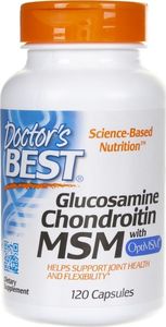 DOCTORS BEST Doctor's Best Glukozamina Chondroityna MSM - 120 kapsułek 1
