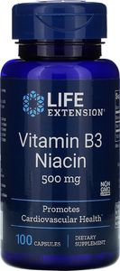 Life Extension Life Extension Witamina B3 Niacyna 500 mg - 100 kapsułek 1