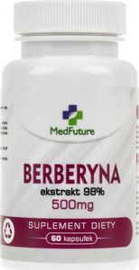 MedFuture MedFuture Berberyna ekstrakt 98% 500 mg - 60 kapsułek 1
