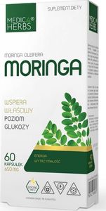 Medica Herbs Medica Herbs Moringa 1300 mg - 60 kapsułek 1