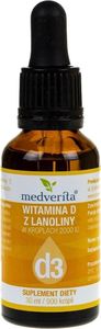 MEDVERITA Medverita Naturalna witamina D3 w kroplach 2000 IU - 30 ml 1