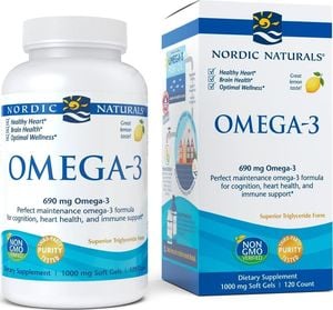 Nordic naturals Nordic Naturals Omega-3 690 mg smak cytrynowy - 120 kapsułek 1