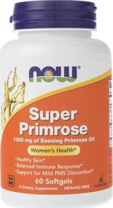 NOW Foods Now Foods Super Primrose 1300 mg - 60 kapsułek 1