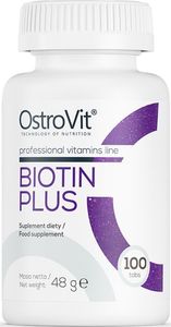 OstroVit OstroVit Biotin Plus - 100 tabletek 1