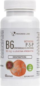 Progress Labs Progress Labs Witamina B6 P-5-P 50 mg - 60 kapsułek 1