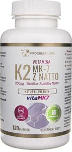 Progress Labs Progress Labs Witamina K2 Vita-MK7 200 mcg - 120 kapsułek 1