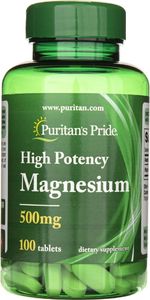 Puritans Pride Puritan's Pride Magnez 500 mg - 100 tabletek 1