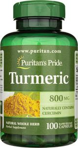 Puritans Pride Puritan's Pride Kurkuma 800 mg - 100 kapsułek 1