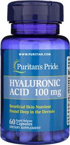 Puritans Pride Puritan's Pride Kwas Hialuronowy 100 mg - 60 kapsułek 1