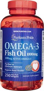 Puritans Pride Puritan's Pride Olej Omega-3 1000 mg - 250 kapsułek 1