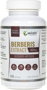 Wish Pharmaceutical Wish Berberis 5:1 400 mg - 120 kapsułek 1