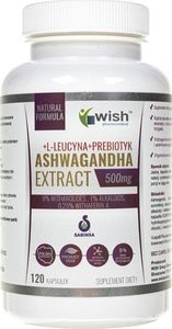 Wish Pharmaceutical Wish Ashwagandha Ekstrakt 500 mg - 120 kapsułek 1