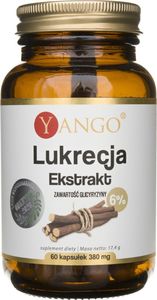 Yango Yango Lukrecja - ekstrakt - 60 kapsułek 1