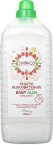 Płyn do płukania Swonco Swonco Baby Aloe Płyn do płukania tkanin dla dzieci i niemowląt - 2000 ml 1