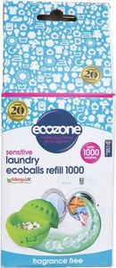 Ecozone Ecozone Wkład zapasowy do kuli do prania bezzapachowy - 1000 prań 1