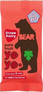 Bear Bear YoYo Przekąska Truskawka bez dodatku cukru - 20 g 1