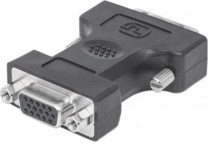 Adapter AV Manhattan DVI-I - D-Sub (VGA) czarny (328883) 5