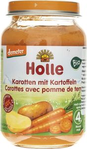 Holle Holle Marchewka z ziemniakami Bio po 4 miesiącu - 190 g 1