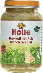 Holle Holle Brokuły z ryżem Bio po 4 miesiącu - 190 g 1