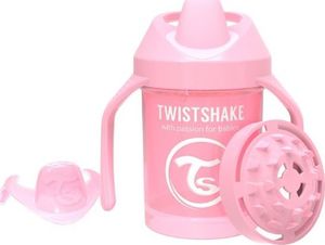 Twistshake Twistshake Kubek niekapek z mikserem Różowy 4 m+ - 230 ml 1