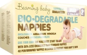 Pieluszki Beaming Baby biodegradowalne 2, 5-8 kg, 40 szt. 1
