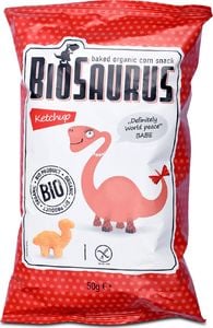 McLloyds McLloyd's BioSaurus Chrupki bezglutenowe ketchupowe BIO - 50 g 1