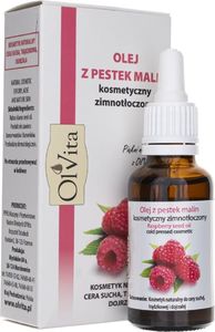 Olvita Olvita Kosmetyczny olej z pestek malin - 30 ml 1