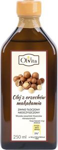 Olvita Olvita Olej z orzechów macadamia zimnotłoczony nieoczyszczony - 250 ml 1