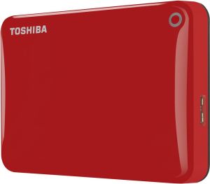Dysk zewnętrzny HDD Toshiba HDD 2 TB Czerwony (HDTC820ER3CA) 1
