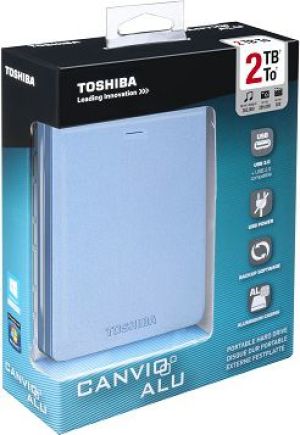 Dysk zewnętrzny HDD Toshiba HDD 1 TB Niebieski (HDTH310EL3AA) 3
