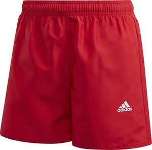 Adidas Spodenki kąpielowe dla dzieci adidas YB Bos shorts czerwone GE2048 : Rozmiar - 164cm 1