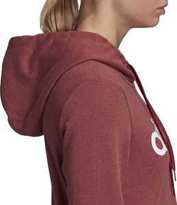 Adidas Bluza damska adidas Essentials Linear OH HD bordowa GD2960 : Rozmiar - M 5