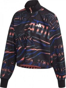 Adidas Bluza damska adidas W Ur Halfzip czarno-niebiesko-pomarańczowa FT9731 : Rozmiar - XS 1