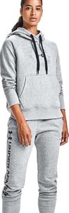 Under Armour Bluza damska Under Armour Rival Fleece Metallic Hoodie szara 1356323 035 : Rozmiar - L 1