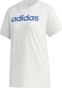 Adidas Koszulka damska adidas Essentials Linear Loose Tee biała GD2912 : Rozmiar - 2XS 1