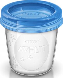 Avent Pojemnik na mleko niebieski 10x180ml (SCF618/10) 2