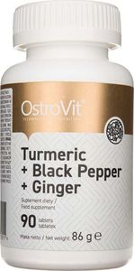 OstroVit OstroVit Turmeric + Black Pepper + Ginger - 90 tabletek 1