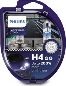 Philips Philips H4 Racing Vision GT200 200% duo 2szt/kpl uniwersalny 4